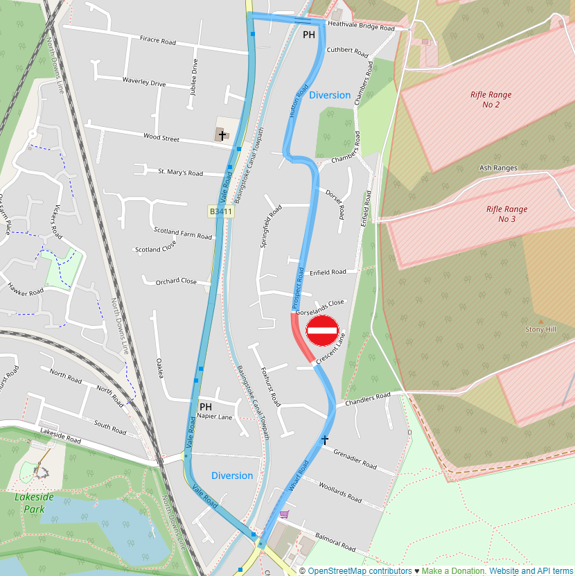 Planned Utility Works Prospect Road Closure Ash Parish News